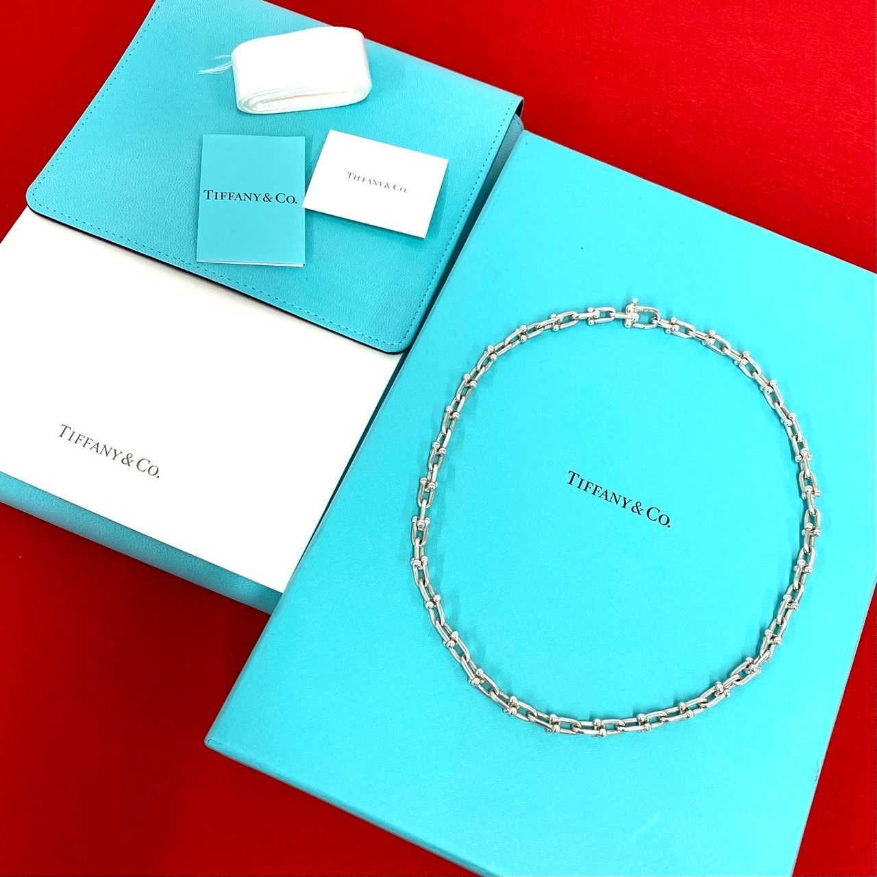 極 美品 箱付き TIFFANY&Co. ティファニー ハードウェア スモール