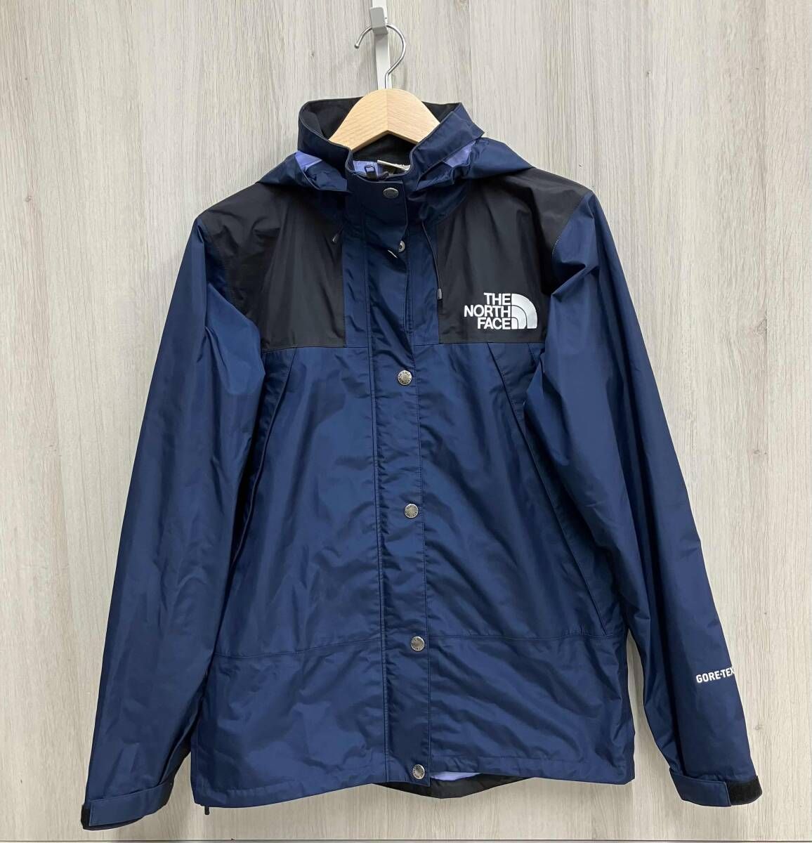 THE NORTH FACE レインテックスジャケット マウンテンパーカー Lサイズ ネイビー NPW11501 レディース