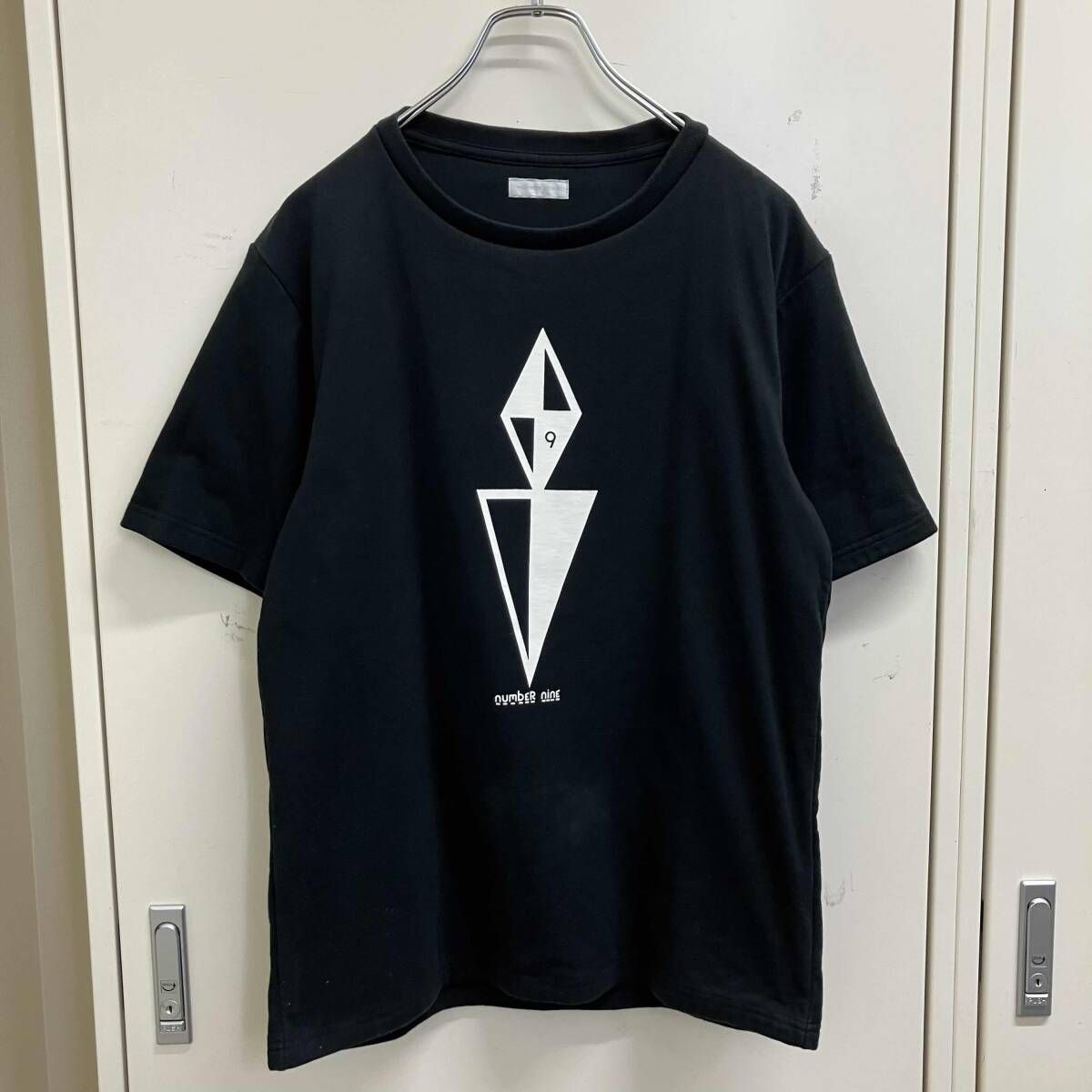 00AW archive NUMBER(N)INE REDISUN期 ダイヤプリントスウェットカットソー サイズ4 ナンバーナイン