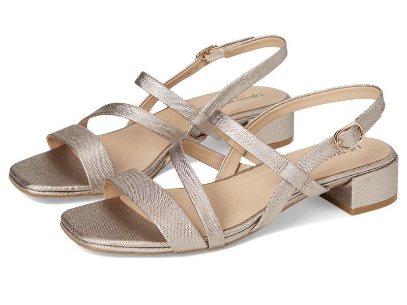 ライフストライド レディース シューズ ヒール LifeStride Janet Bronze Faux Lea