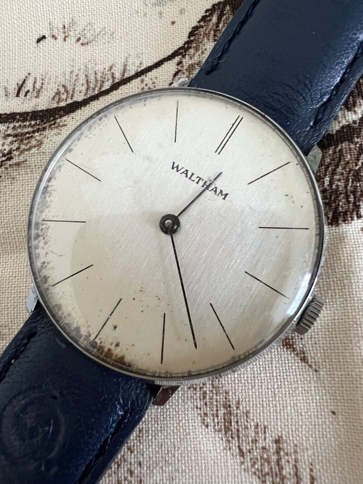 ウォルサム☆ラウンド　手巻き時計☆メンズ☆稼働品☆アンティーク☆Waltham