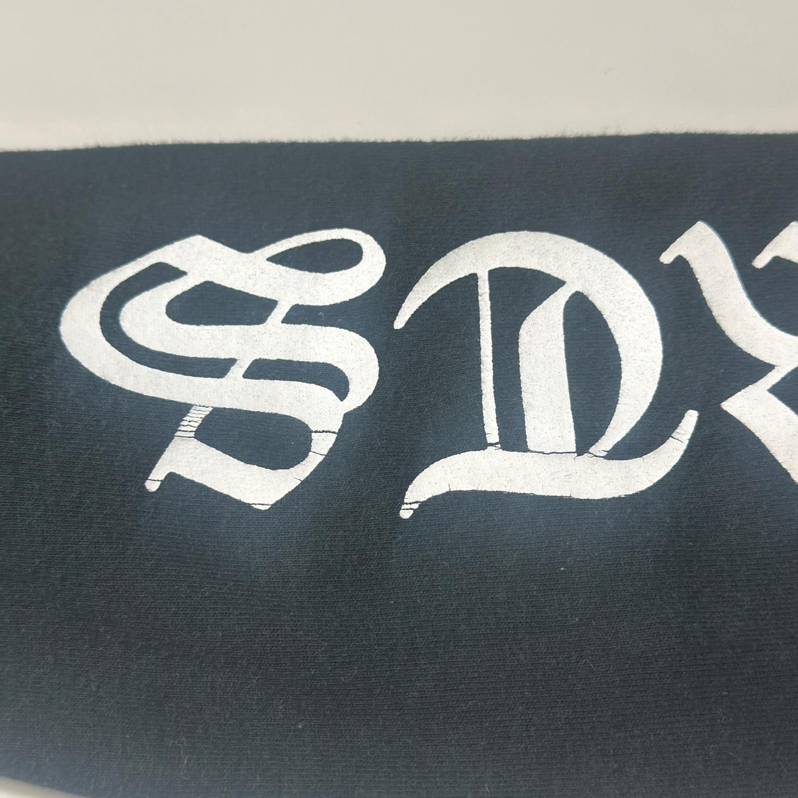 CHROME HEARTS ネックプリント星条旗ラグランカットソー 長袖Tシャツ