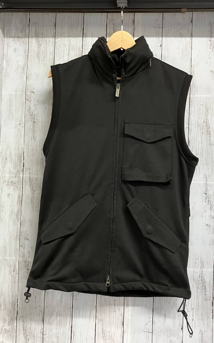 adidas×Y-3コラボ/フーディベスト/XSサイズ/ブラック/トラック素材/AK9001