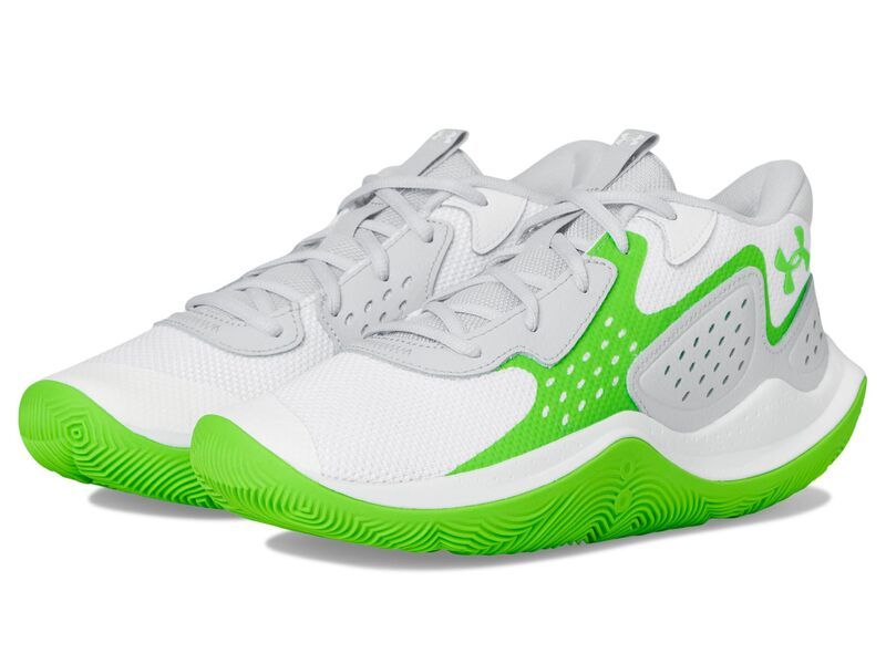 アンダーアーマー メンズ シューズ スニーカー Under Armour JET 23 WhiteGreen ShockGreen Shock ホワイト
