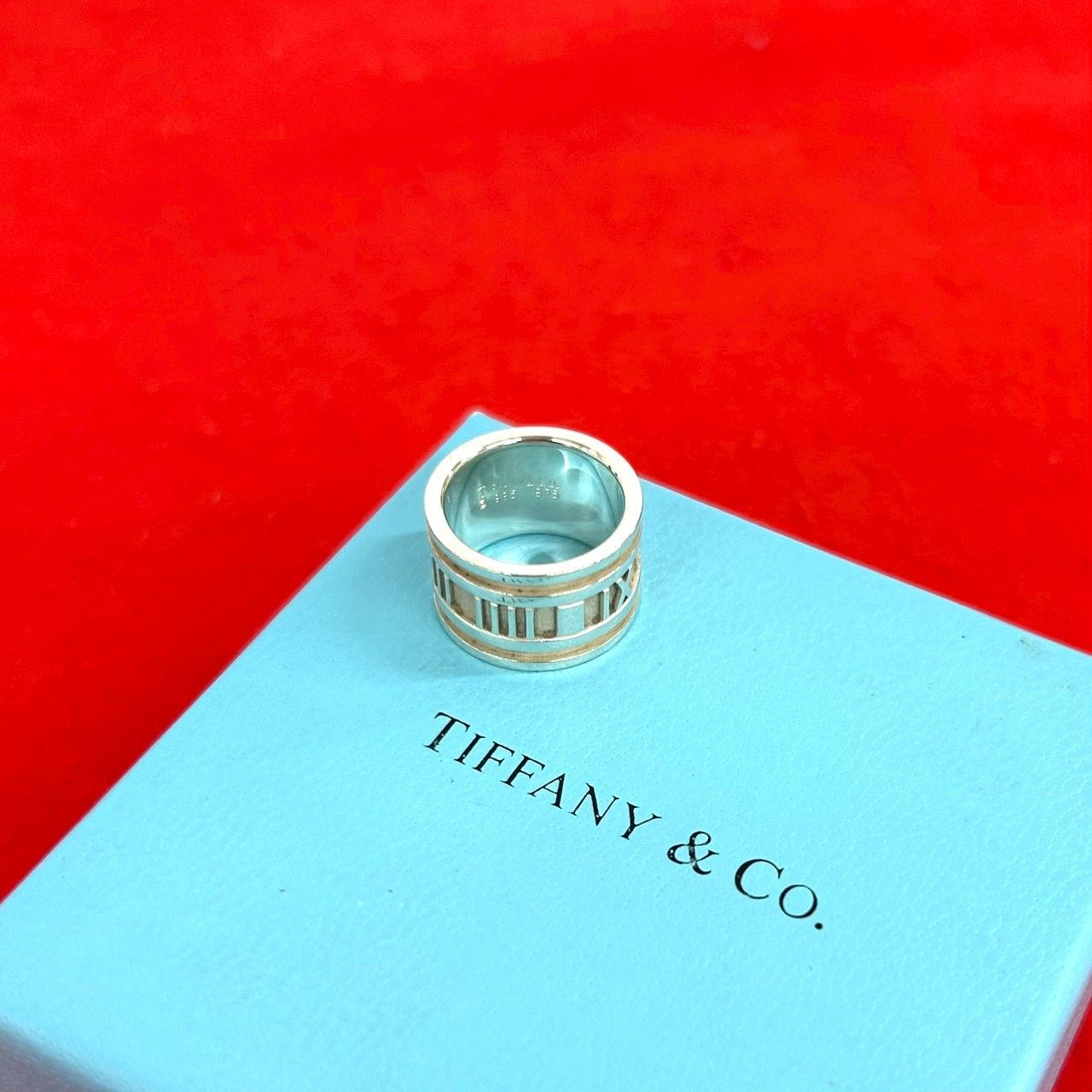 Tiffany & Co. アトラス ワイドリング シルバー 極 美品 TIFFANY&Co. ティファニー ヴィンテージ アトラス ワイド