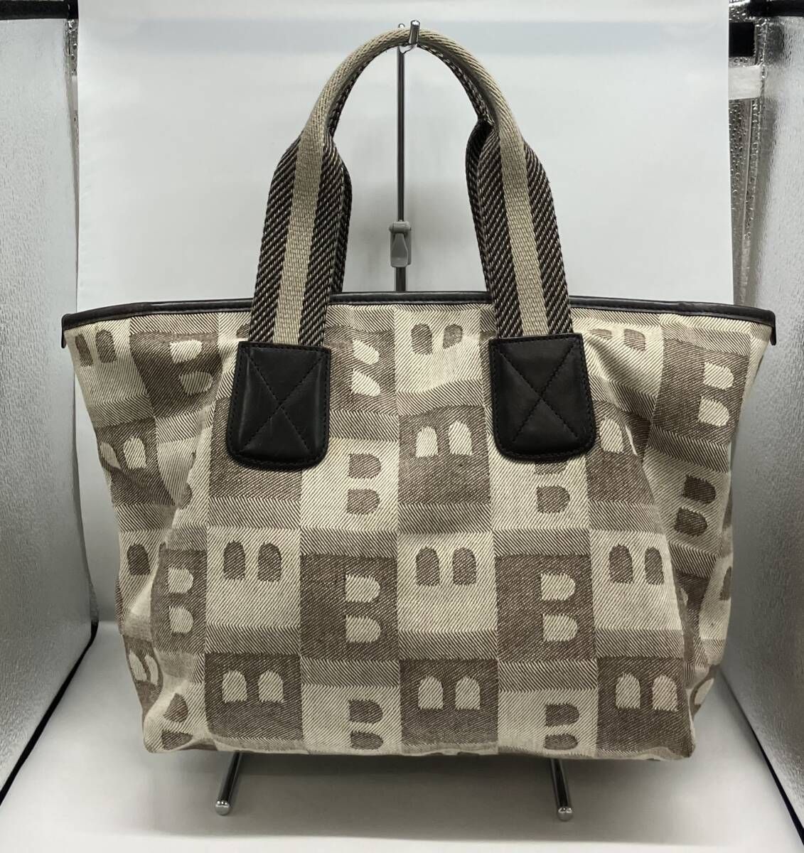 BALLY バリー ハンドバッグ モノグラム 総柄
