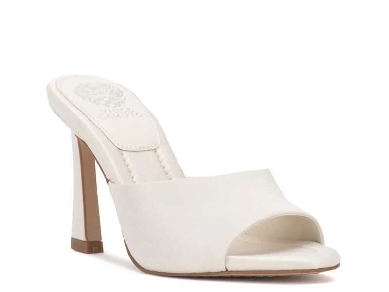 ヴィンスカムート レディース シューズ サンダル Vince Camuto Paigely Sandal White Satin ホワイト
