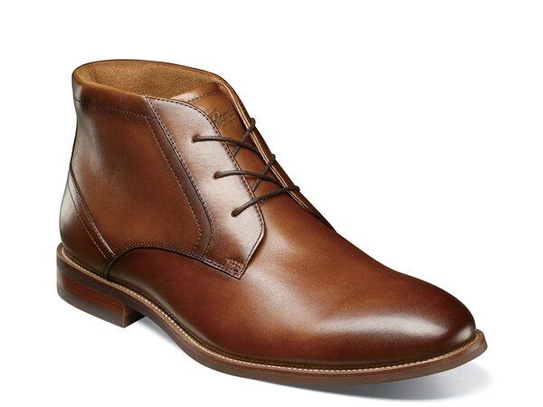 フローシャイム メンズ シューズ ブーツ・レインブーツ Florsheim Rucci Plain Toe Chukka Boot Cognac
