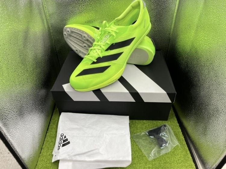 【箱付き、31.5cm】アディダス adidas 陸上スパイク　adidas ADIZERO FINESSE IG2018 短距離
