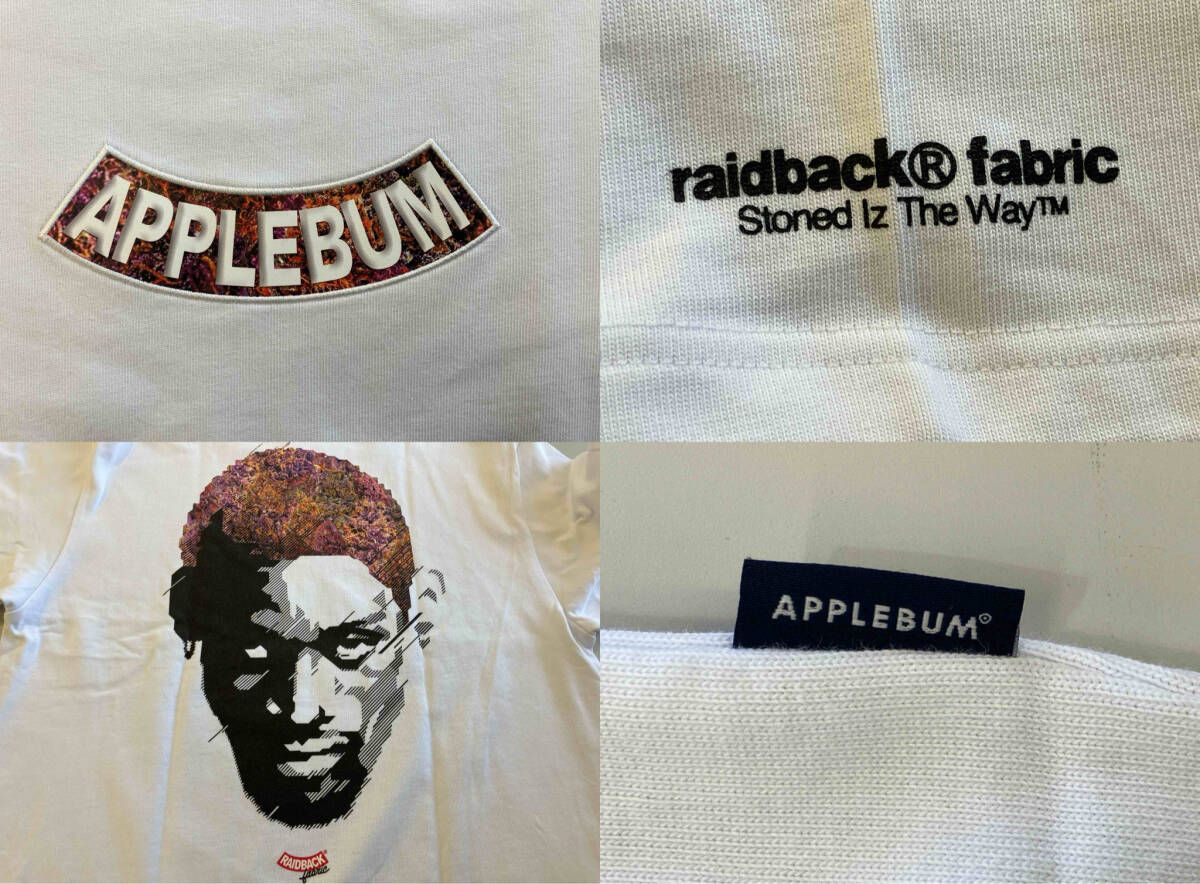 APPLEBUM RAIDBACK FABRIC PURPLE WORM T-SHIRT GT2511101 アップ