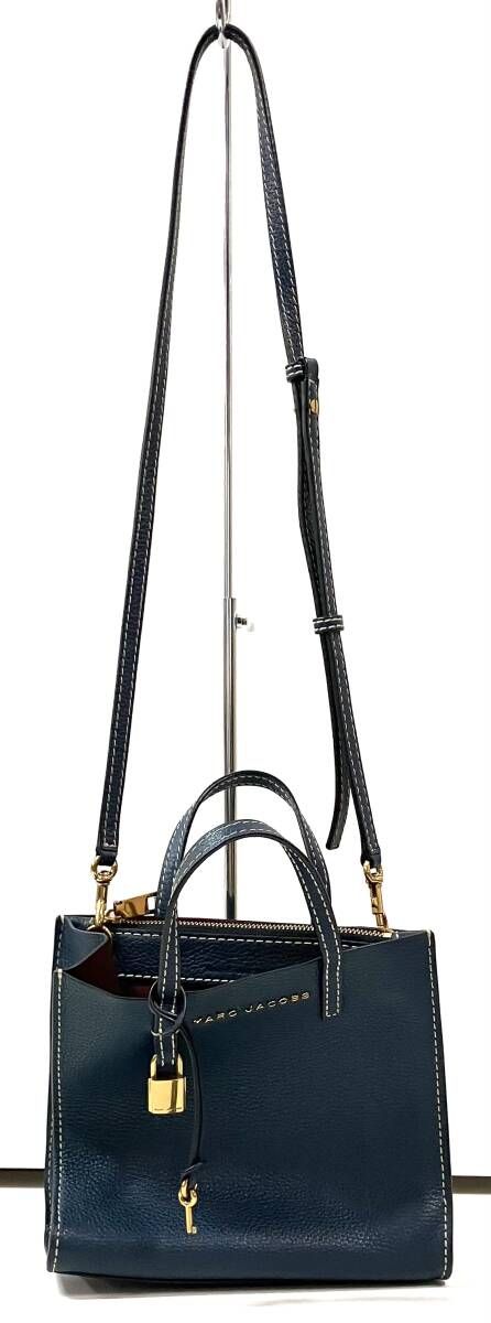 MARC JACOBS マークジェイコブス ショルダーバッグ 2WAY GLIND MINI レザー ブルー サイズ1SZ