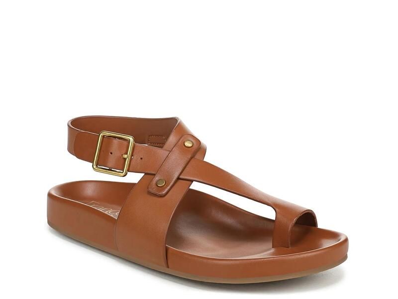 フランコサルト レディース シューズ サンダル Franco Sarto Blair Toe Loop Sandal Cognac