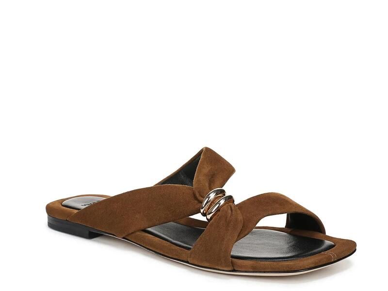 ヴィンス レディース シューズ サンダル Vince Vilma Sandal Womens Elm Brown Suede ブラウン