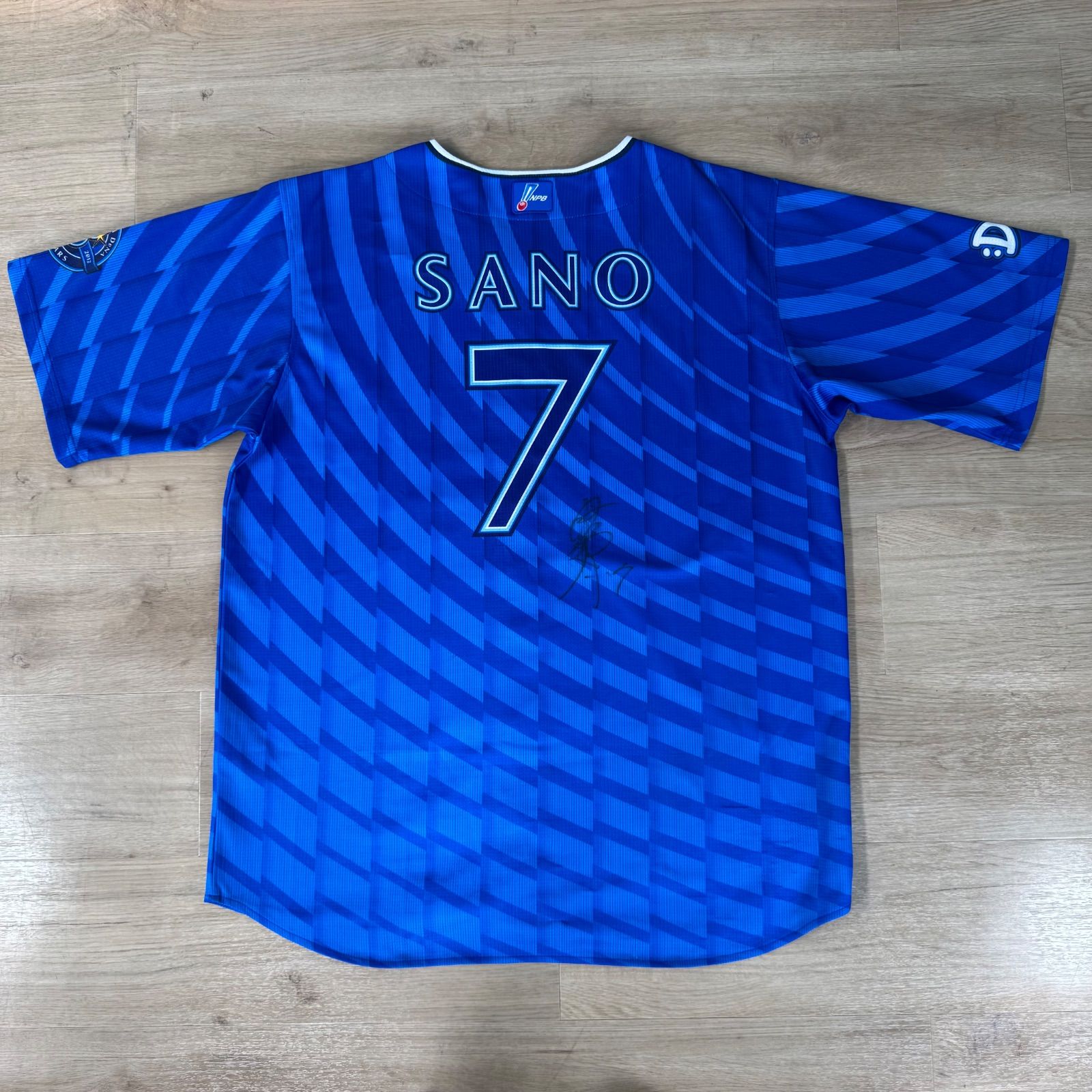 ★新品未使用★横浜ベイスターズ #7 佐野 恵太 選手ビジターレプユニ Oサイズ 横浜DeNAベイスターズ 佐野恵太 #7 Oサイズ 2025 レプリカユニフォーム