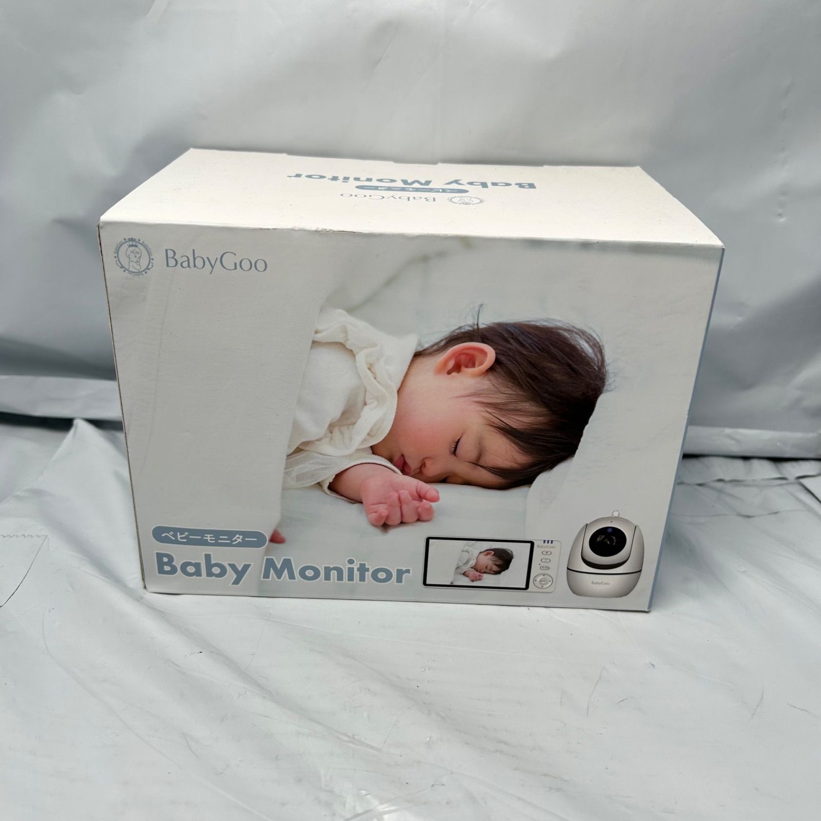 BabyGoo ベビーモニター 見守りカメラ wifi不要 5インチ大画面 