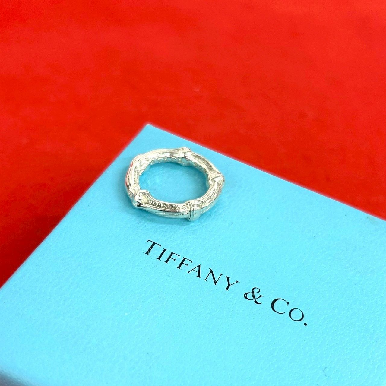 極 美品 TIFFANY&Co. ティファニー ヴィンテージ バンブー リング