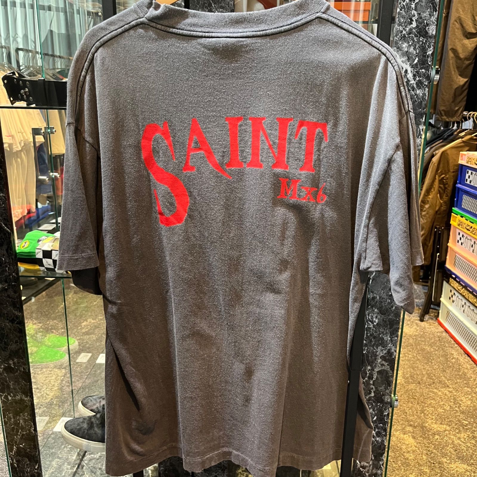 セントマイケル Tシャツ ロストボーイズムービープリント グレー L 