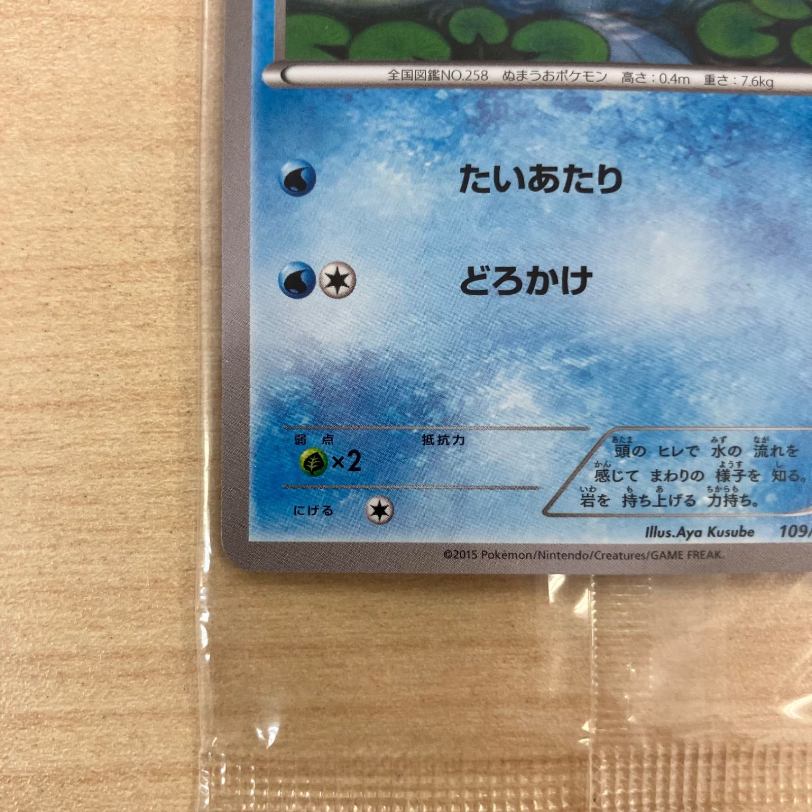 ミズゴロウ 109/XY-P 未開封 非売品 ローソン ダブルクライシス 購入