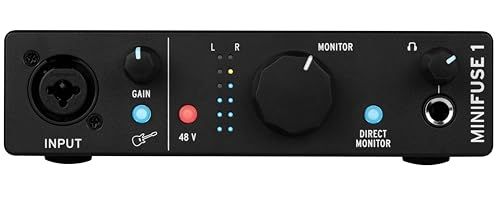 Arturia アートリア 音楽制作ソフト付属 ポータブル・オーディオインターフェイス MiniFuse 1 ブラック 国内発送 da905e73