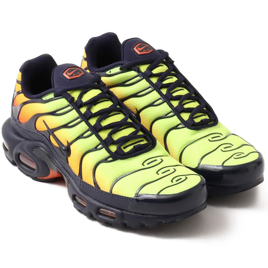 [ナイキ] エア マックス プラス AIR MAX PLUS レモンベノム/ハイパークリムゾン/レーザーオレンジ/ブラッケンドブルー DM0032-701 26.5cm [26.5 cm]