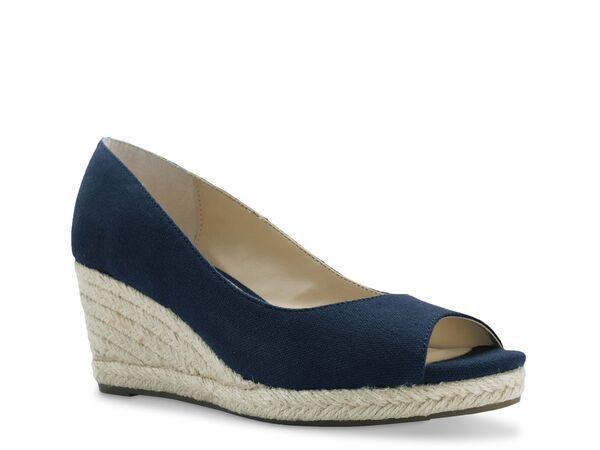 バンドリーノ レディース シューズ パンプス Bandolino Nuri 7 Espadrille Wedge Pump Navy ネイビー