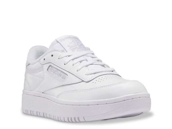リーボック レディース シューズ スニーカー Reebok Club C Double Sneaker Womens WhiteGrey ホワイト