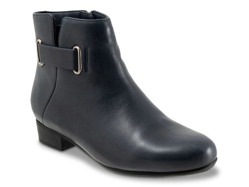 トロッターズ レディース シューズ ブーツ・レインブーツ Trotters Maxwell Bootie Navy ネイビー