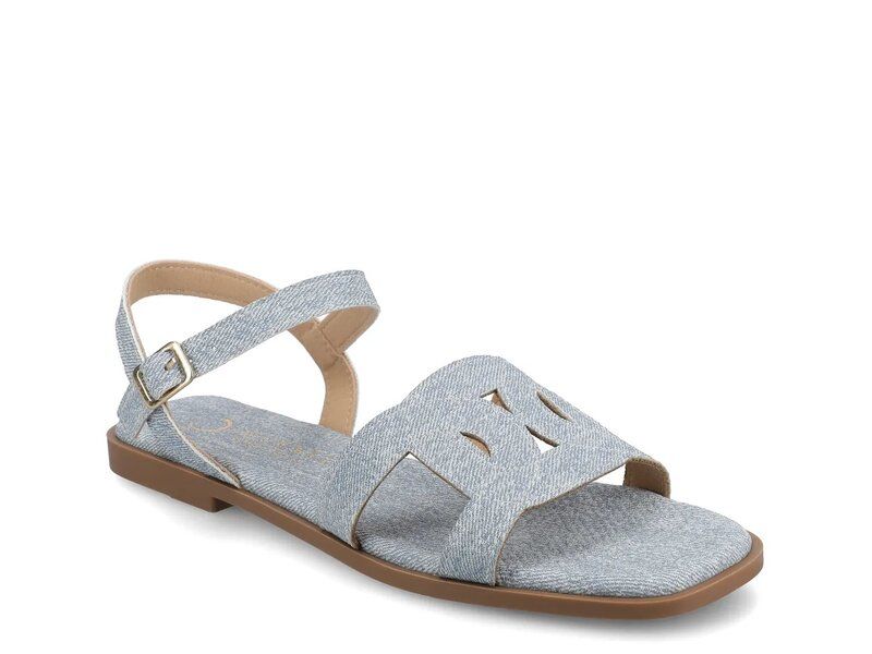 ジャーニー レディース シューズ サンダル Journee Bridey Sandal Denim Blue デニム