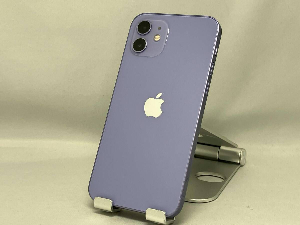 docomo 【SIMロックなし】MJNH3J/A iPhone 12 64GB パｰプル docomo
