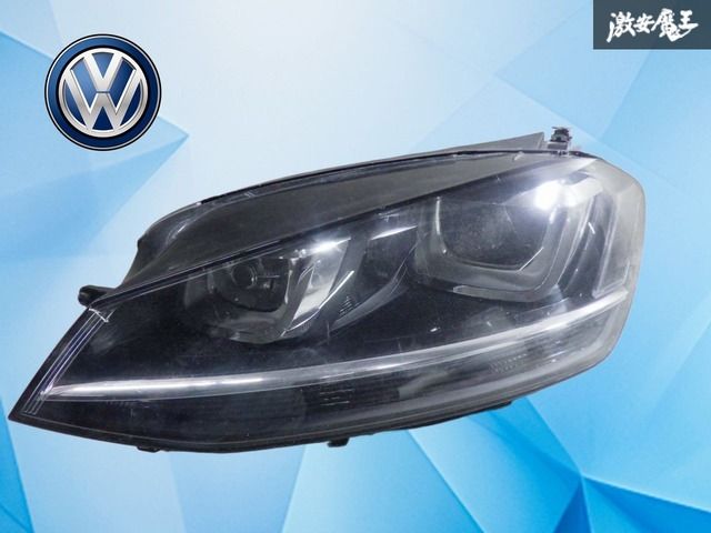 【点灯OK！】フォルクスワーゲン純正 ゴルフ7 HID ヘッドライト ヘッドランプ 左 左側 VALEO 5G2 941 039 90040518 激安魔王