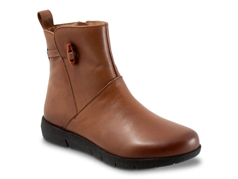 ソフトウォーク レディース シューズ ブーツ・レインブーツ Softwalk Adelaide Bootie Dark Brown ブラウン