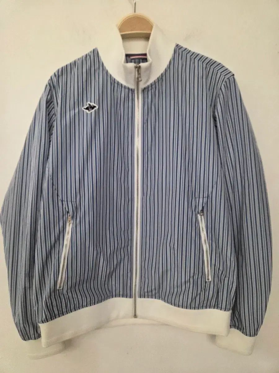 ゴルフ 【美品】PEARLY GATES ストライプフード付きジップアップ 1 日本製