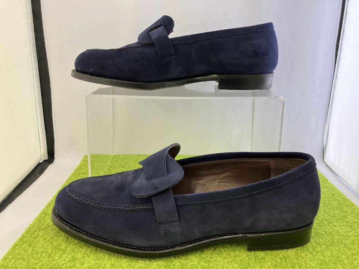 MIYAGI KOGYO 宮城興業 ローファー 303 サイズ8 スエード ブルー Vibram