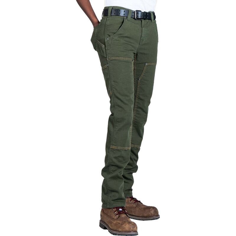 ダブテイル レディース ボトムス カジュアルパンツ Dovetail Workwear Maven X Pant Womens Moss Green Canvas グリーン