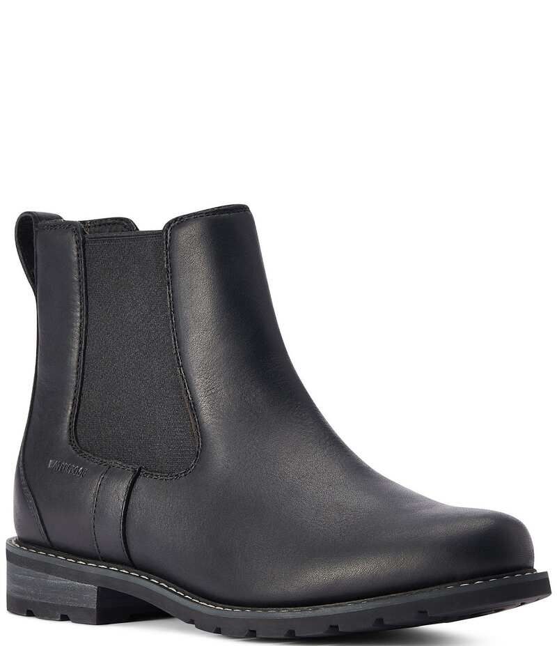 アリアト レディース シューズ ブーツ・レインブーツ チェルシー ブーツ レザー Ariat Womens Wexford Waterproof Smooth Leather Lug Sole Che