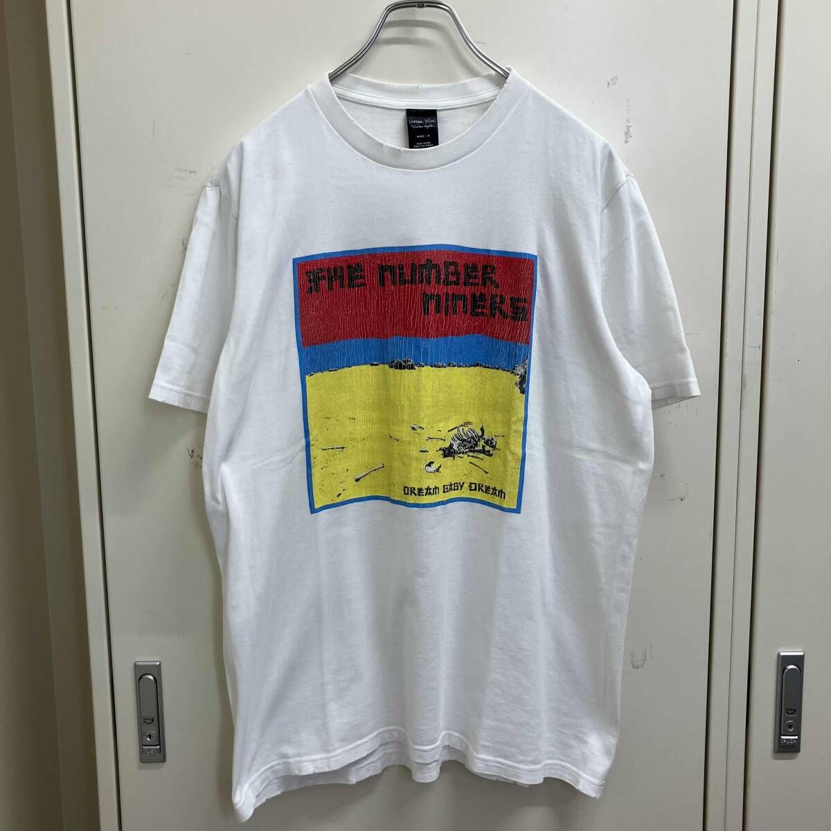 04ss archive NUMBER(N)INE DREAM期 フォトクラック加工TEE サイズ3 ホワイト ナンバーナイン