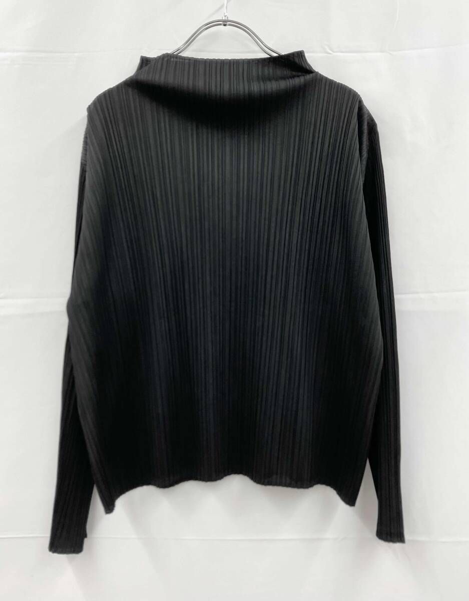 PLEATS PLEASE プリーツプリーズ 長袖カットソー PP55-JK109 日本製 サイズ3 ブラック 通年