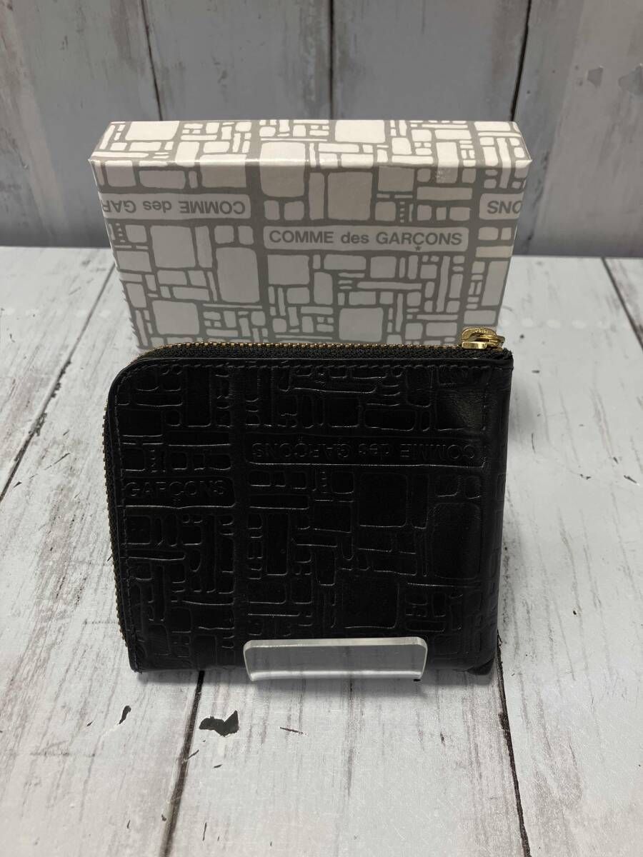 COMME de GARÇONS 財布 L字ジップ ブラック SA3100EL
