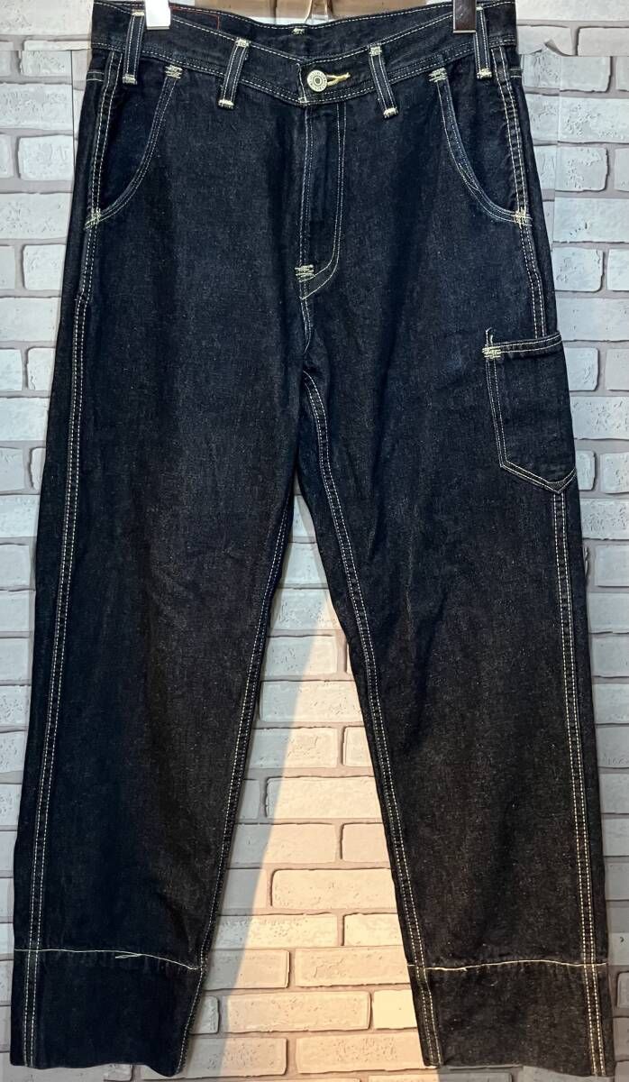 LEVI’S リーバイス ジーンズ Red stay loose A0134-0000 サイズW28 アメカジ ネイビー