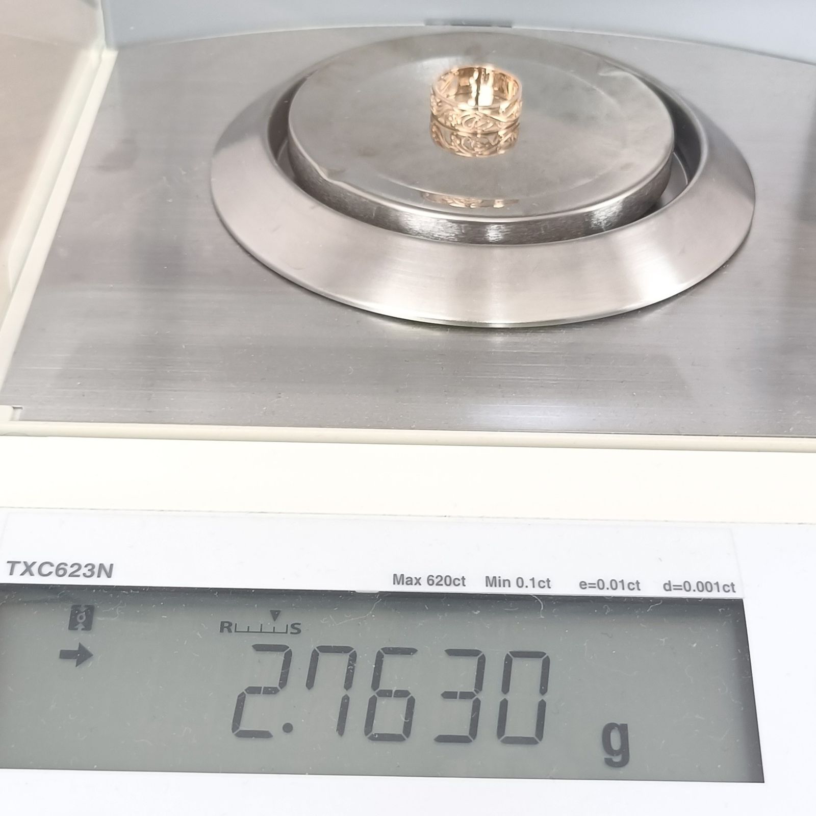 18金 K18 デザインリング 2.76g 12号 Z1540 - メルカリ