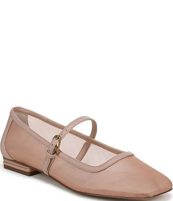 フランコサルト レディース シューズ パンプス メッシュ Franco Sarto Tinsley 7 Mesh Square Toe Mary Jane Flats Pink ピンク