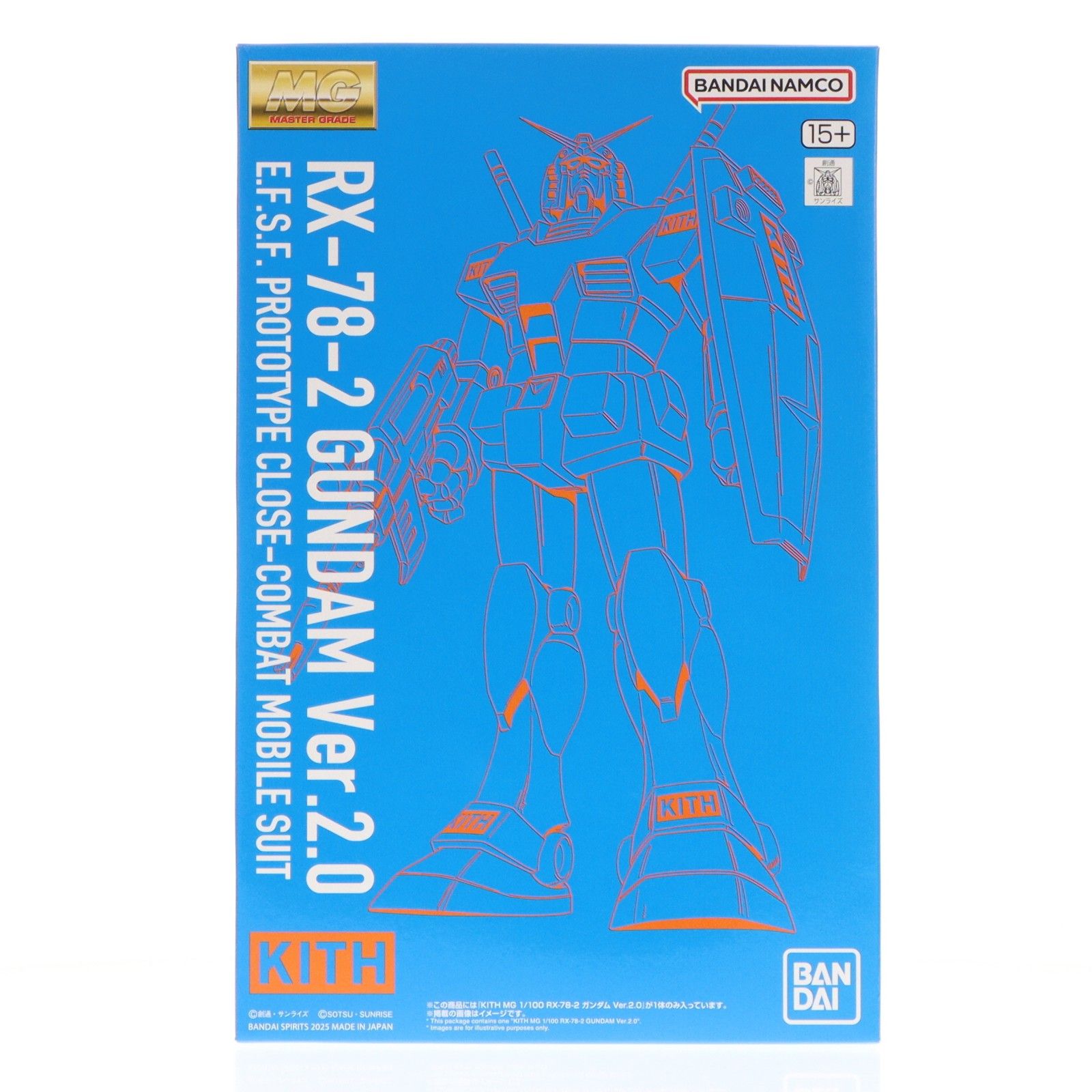KITH App限定 KITH MG 1/100 RX-78-2 ガンダム Ver.2.0 機動戦士ガンダム プラモデル(5069776) バンダイスピリッツ