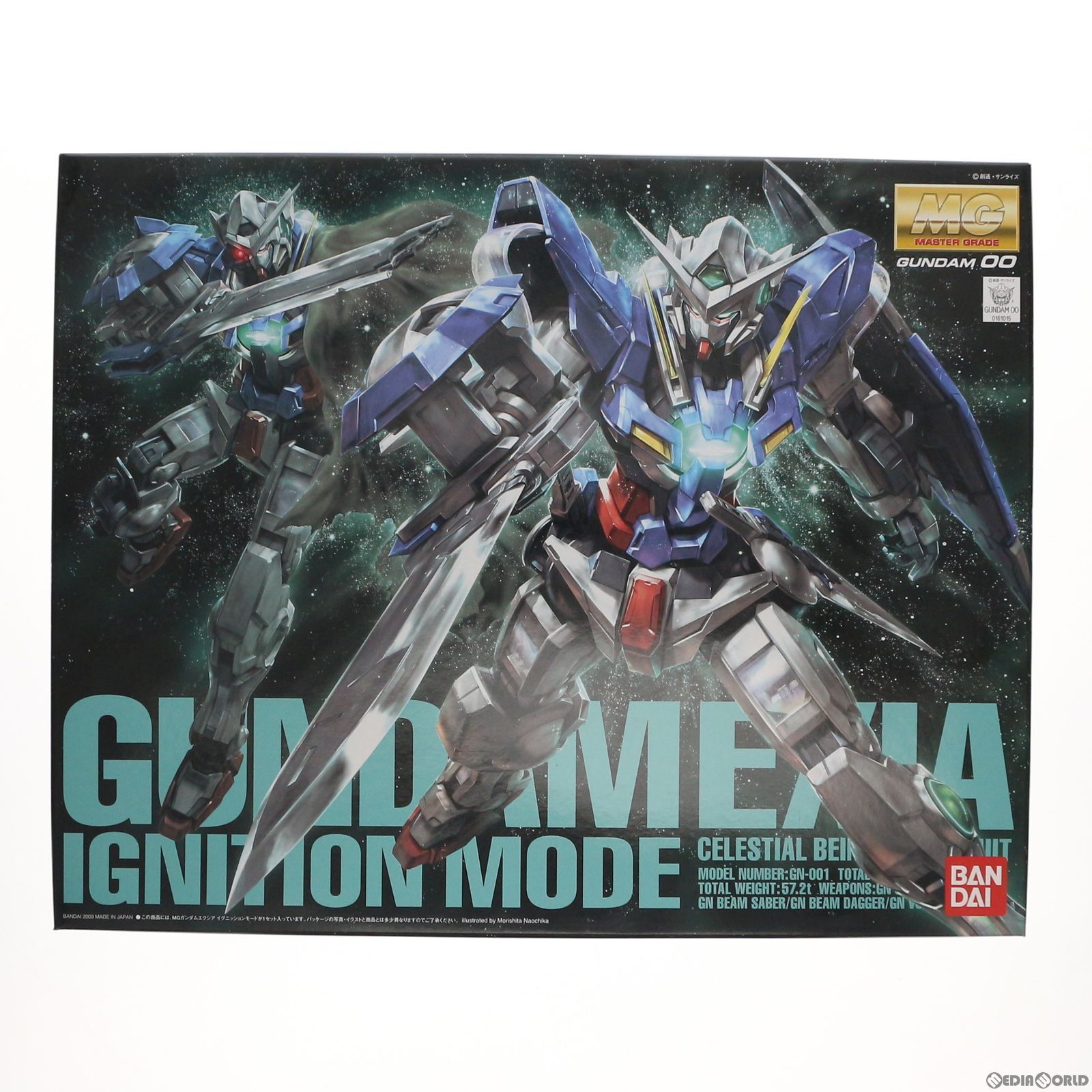 MG 1/100 GN-001 ガンダムエクシア イグニッションモード 機動戦士ガンダム00(ダブルオー) プラモデル バンダイ
