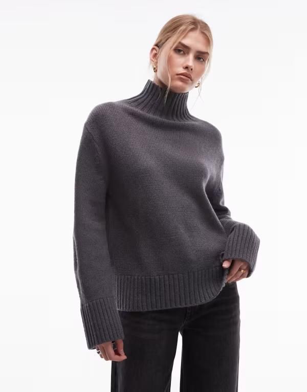 アンドアザーストーリーズ レディース アウター ニット・セータートルネック リブ ウール Other Stories mohairich and wool ribbed high turtle nec