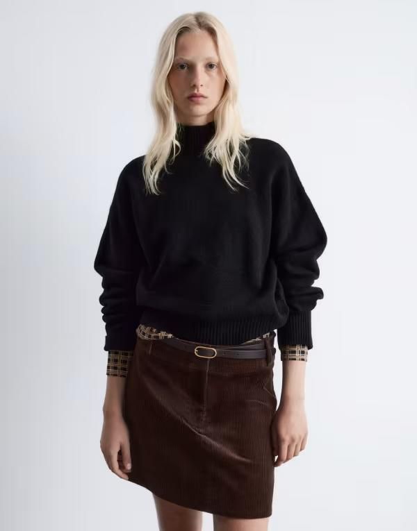 アンドアザーストーリーズ レディース アウター ニット・セーター ハイネック Other Stories high neck relaxed knit sweater Black ブラック