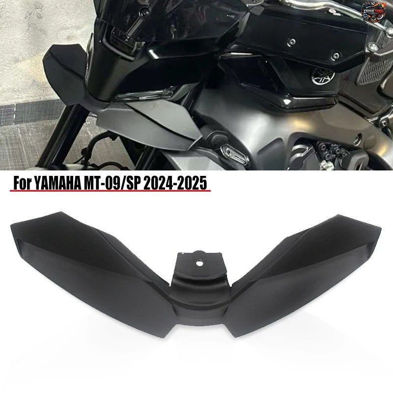 MT-09 2024 MT09 SP 2024 - 2025 モーターサイクル用ダウンフォースネイキッドフロントスポイラーウィングレットエアロダイナミックウィン