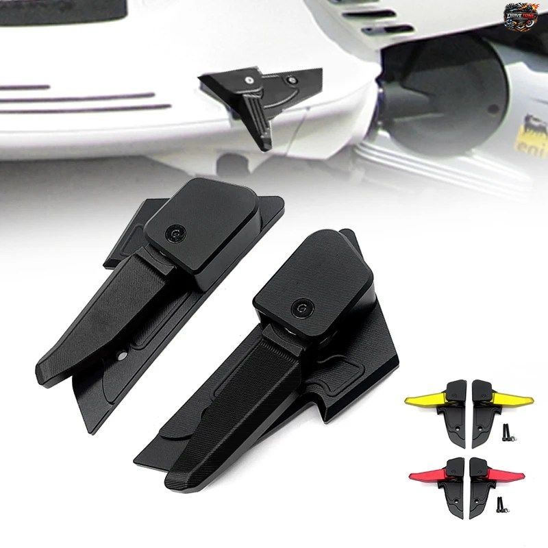 新型オートバイ後部座席用フットレスト 折りたたみ式フットペダル 簡単取り付けアクセサリー VESPA S125 S150 LX125 LX150 LT 150用