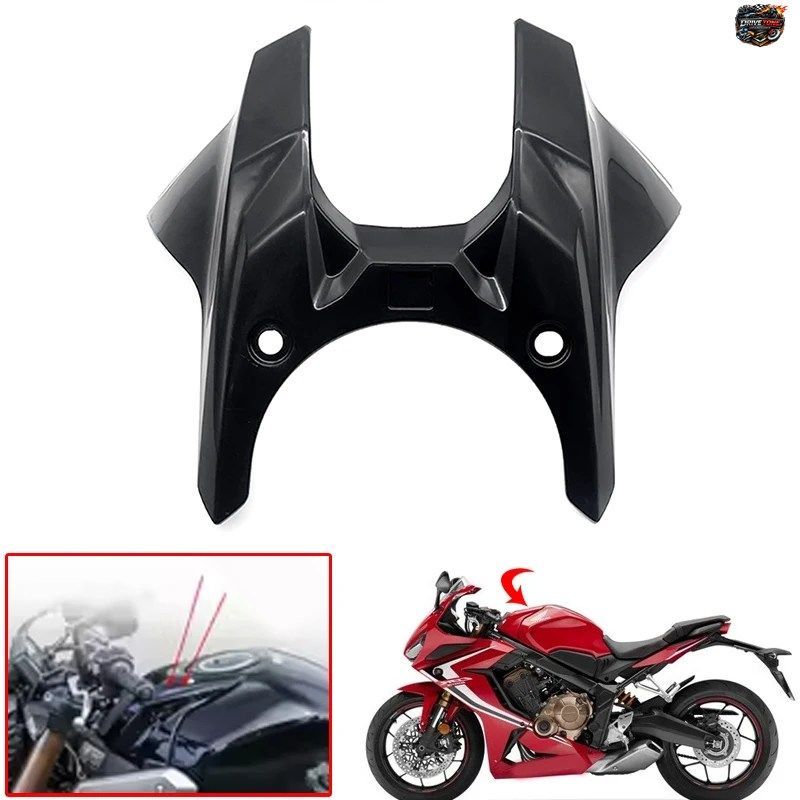 カーボンファイバー製オートバイ用フロント燃料ガスタンクカバーガードプロテクター、ホンダ CBR650R CB650R 2019-2024 2025 に適合