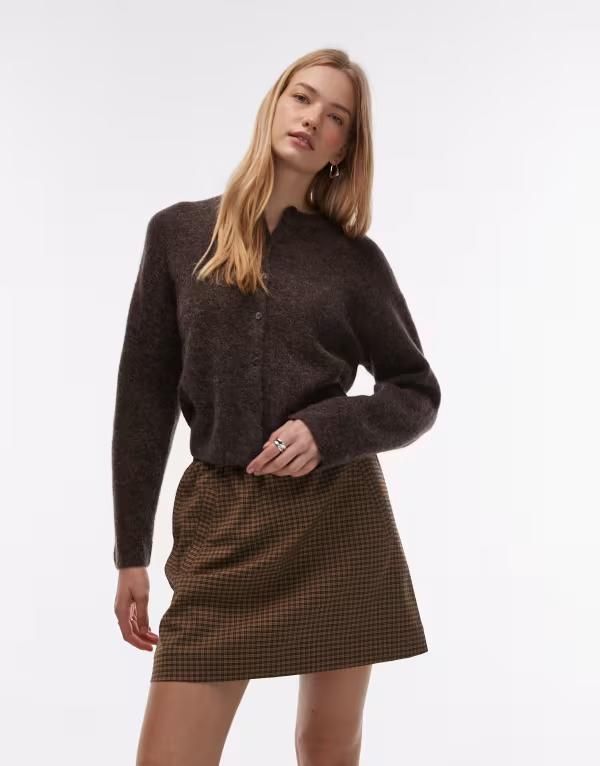 アンドアザーストーリーズ レディース アウター カーディガン ウール Other Stories alpacand wool blend cardigan with button front in d