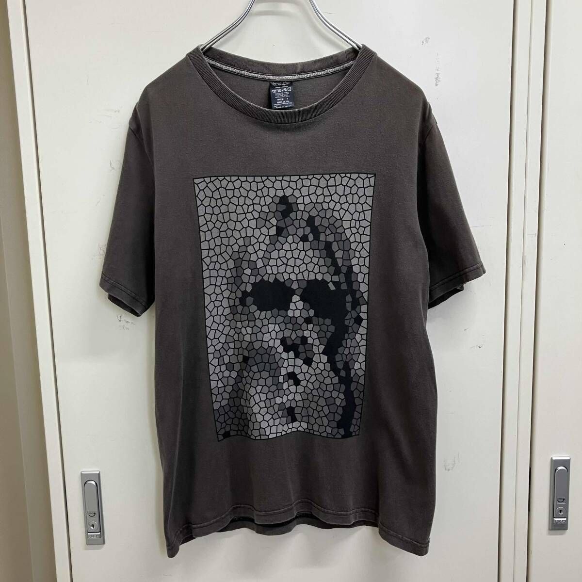 00s archive NUMBER(N)INE モザイクTEE サイズ2 ダークグレー系 ナンバーナイン